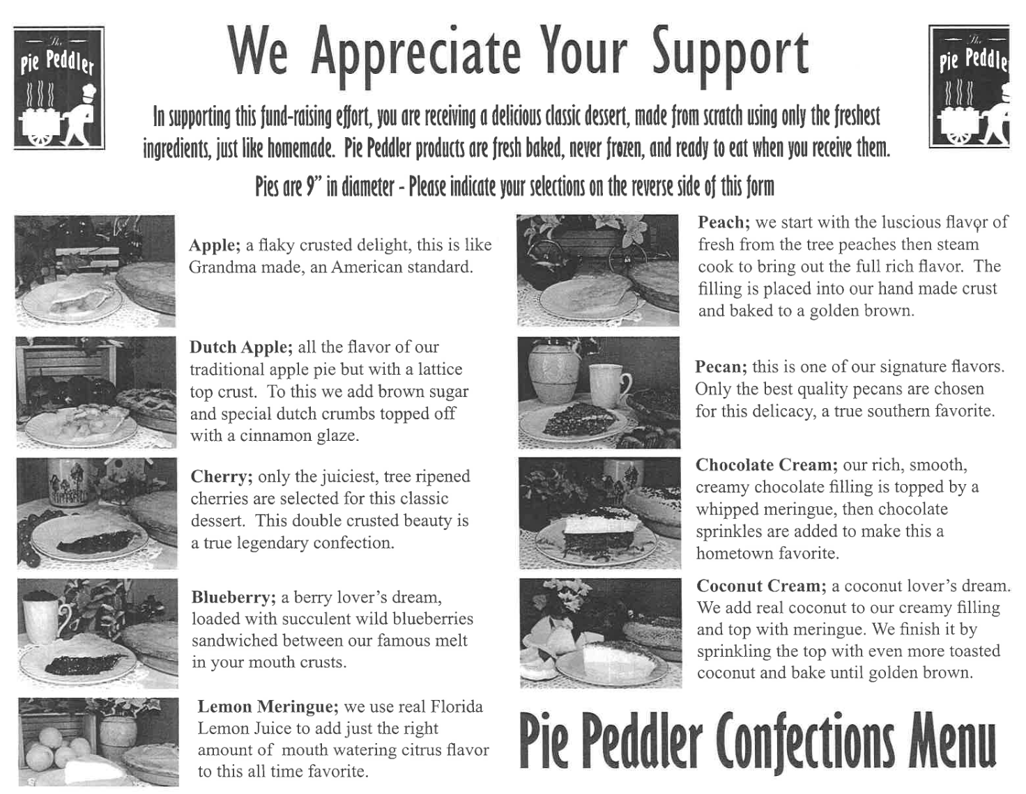 FCHS Pie Sale